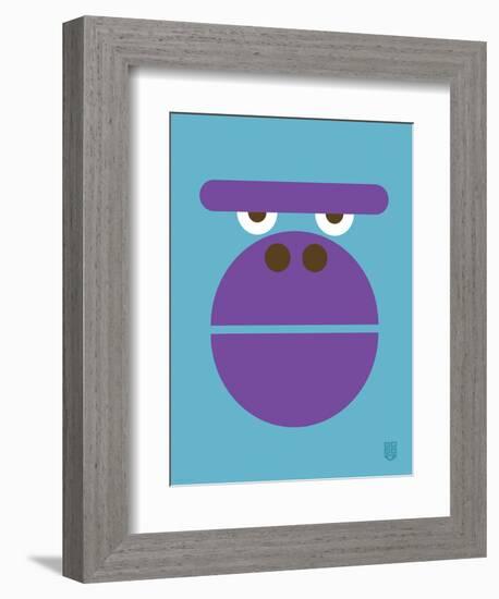 Wee Alphas Faces, Gloria-Wee Society-Framed Premium Giclee Print
