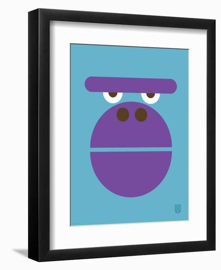 Wee Alphas Faces, Gloria-Wee Society-Framed Premium Giclee Print