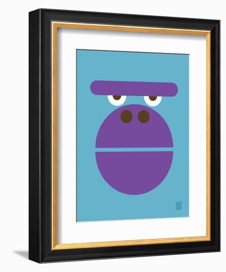 Wee Alphas Faces, Gloria-Wee Society-Framed Premium Giclee Print