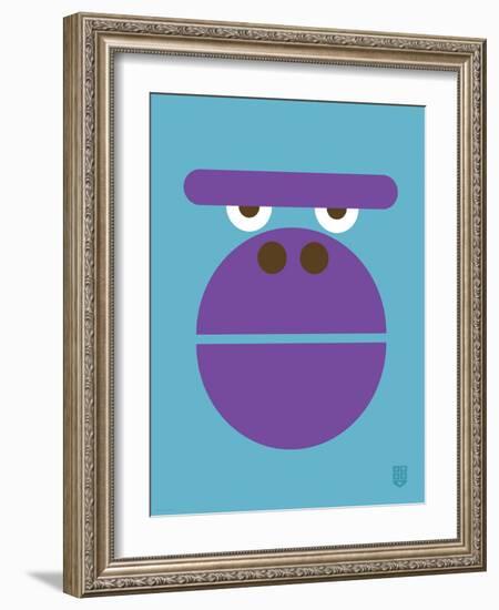 Wee Alphas Faces, Gloria-Wee Society-Framed Art Print