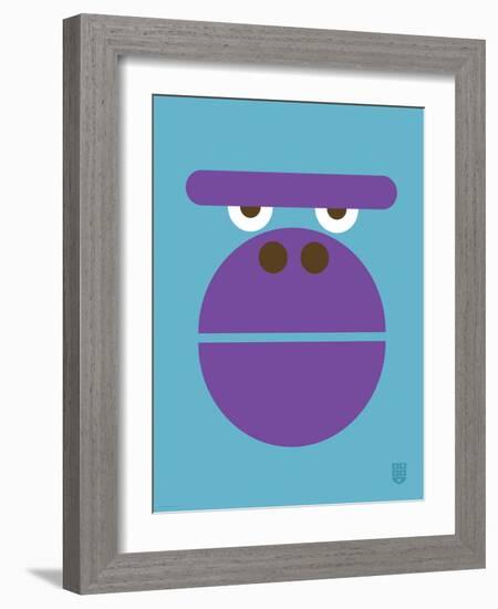 Wee Alphas Faces, Gloria-Wee Society-Framed Art Print