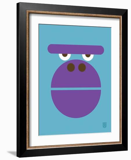 Wee Alphas Faces, Gloria-Wee Society-Framed Art Print