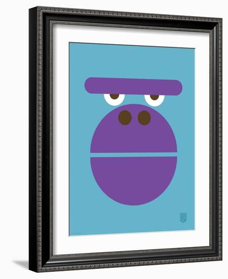 Wee Alphas Faces, Gloria-Wee Society-Framed Art Print