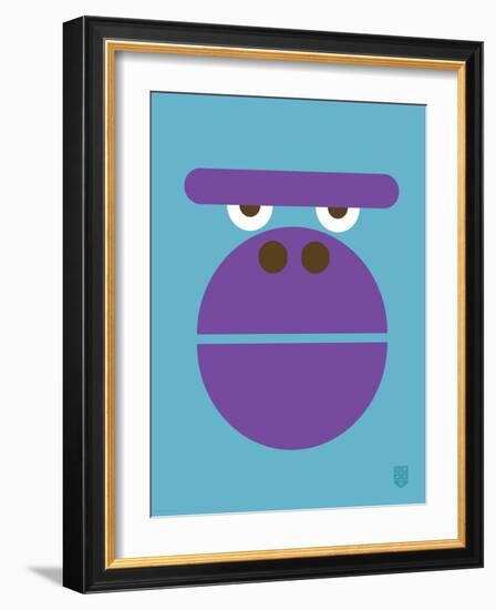 Wee Alphas Faces, Gloria-Wee Society-Framed Art Print