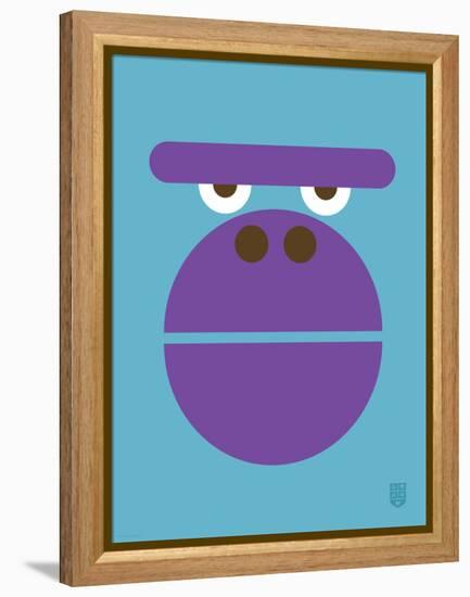 Wee Alphas Faces, Gloria-Wee Society-Framed Stretched Canvas