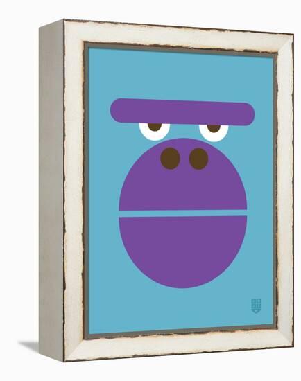 Wee Alphas Faces, Gloria-Wee Society-Framed Stretched Canvas