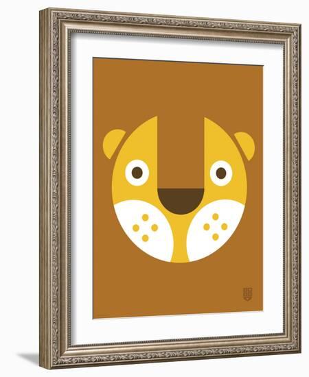 Wee Alphas Faces, Leo-Wee Society-Framed Art Print