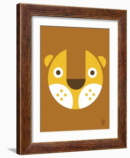 Wee Alphas Faces, Leo-Wee Society-Framed Art Print