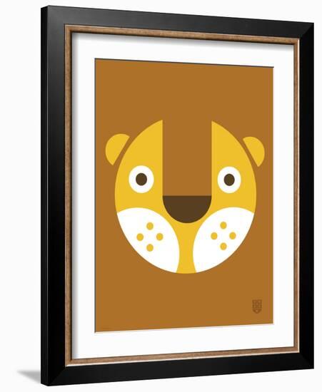 Wee Alphas Faces, Leo-Wee Society-Framed Art Print