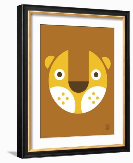 Wee Alphas Faces, Leo-Wee Society-Framed Art Print