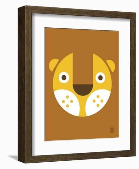 Wee Alphas Faces, Leo-Wee Society-Framed Art Print