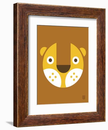 Wee Alphas Faces, Leo-Wee Society-Framed Art Print