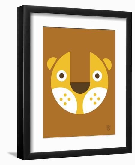 Wee Alphas Faces, Leo-Wee Society-Framed Art Print