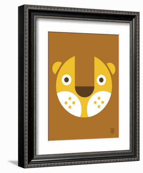 Wee Alphas Faces, Leo-Wee Society-Framed Art Print