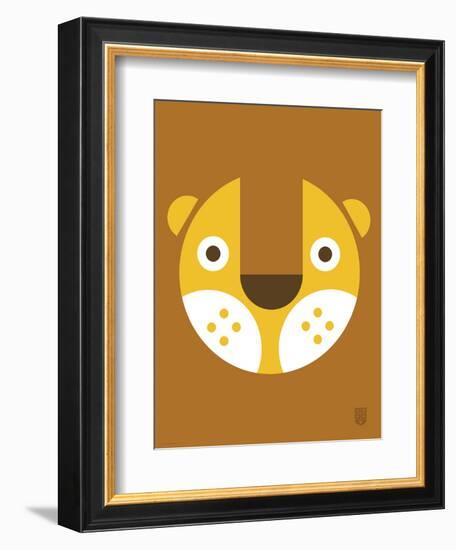 Wee Alphas Faces, Leo-Wee Society-Framed Art Print