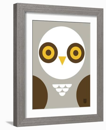 Wee Alphas Faces, Ollie-Wee Society-Framed Art Print