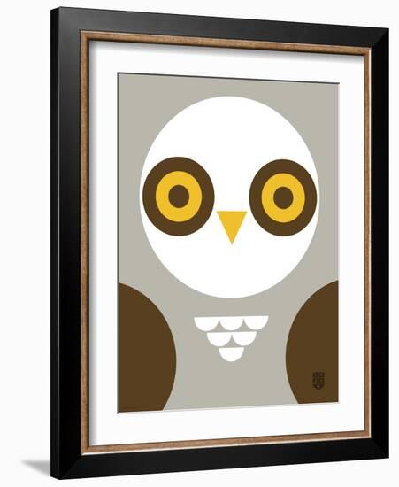 Wee Alphas Faces, Ollie-Wee Society-Framed Art Print