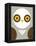 Wee Alphas Faces, Ollie-Wee Society-Framed Stretched Canvas