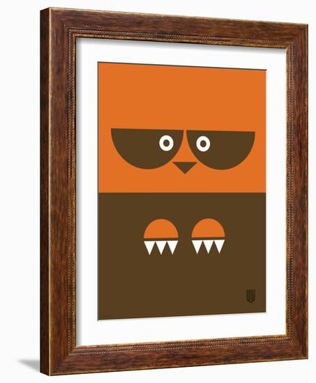 Wee Alphas Faces, Riley-Wee Society-Framed Art Print