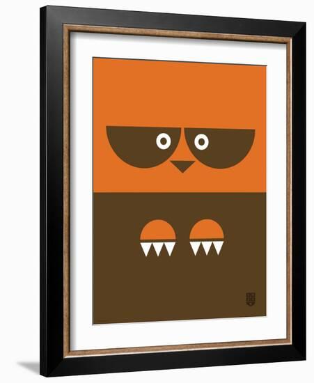 Wee Alphas Faces, Riley-Wee Society-Framed Art Print