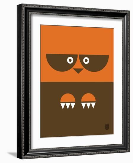 Wee Alphas Faces, Riley-Wee Society-Framed Art Print