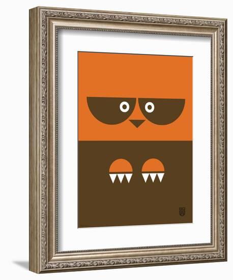 Wee Alphas Faces, Riley-Wee Society-Framed Art Print