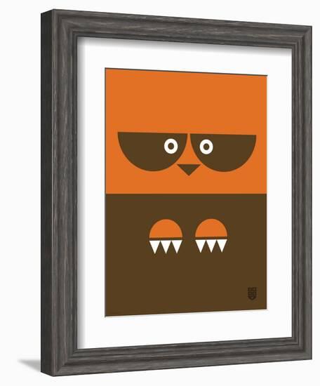 Wee Alphas Faces, Riley-Wee Society-Framed Art Print