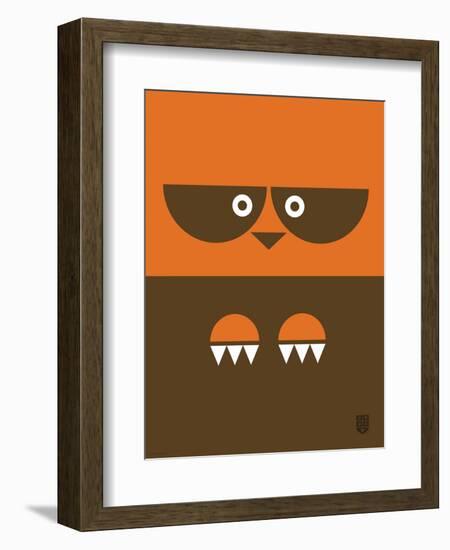 Wee Alphas Faces, Riley-Wee Society-Framed Art Print