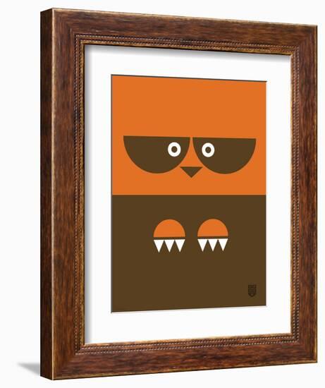 Wee Alphas Faces, Riley-Wee Society-Framed Art Print