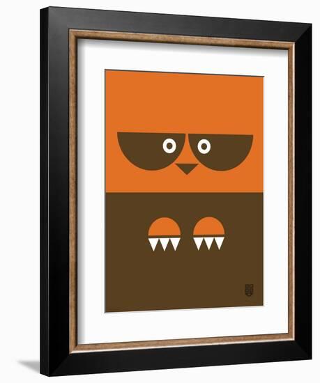 Wee Alphas Faces, Riley-Wee Society-Framed Art Print