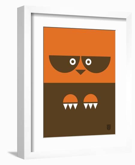 Wee Alphas Faces, Riley-Wee Society-Framed Art Print