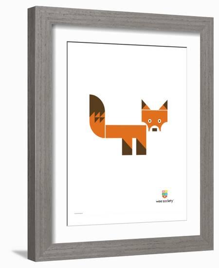 Wee Alphas, Finnegan the Fox-Wee Society-Framed Premium Giclee Print