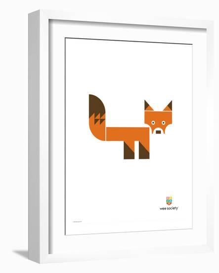 Wee Alphas, Finnegan the Fox-Wee Society-Framed Premium Giclee Print