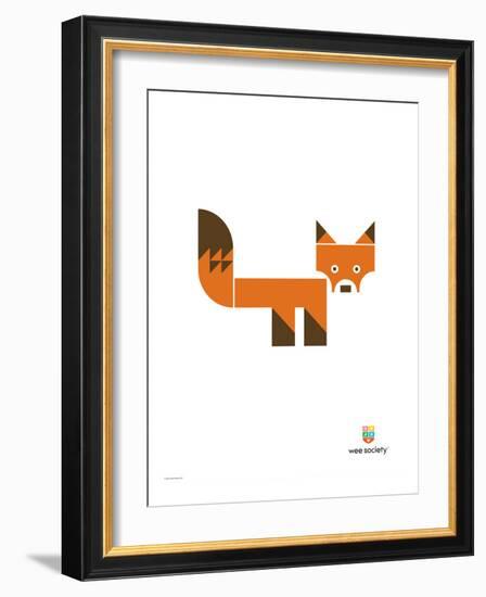 Wee Alphas, Finnegan the Fox-Wee Society-Framed Giclee Print