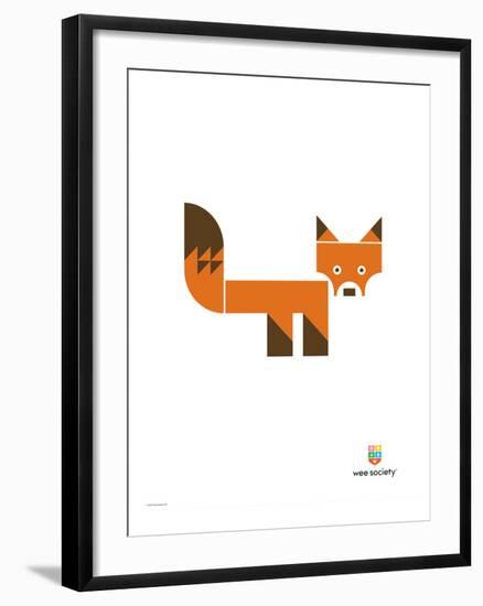 Wee Alphas, Finnegan the Fox-Wee Society-Framed Giclee Print