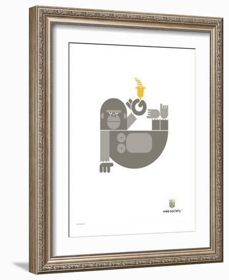 Wee Alphas, Gloria the Gorilla-Wee Society-Framed Giclee Print