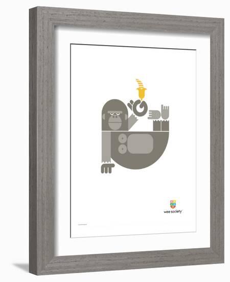 Wee Alphas, Gloria the Gorilla-Wee Society-Framed Giclee Print