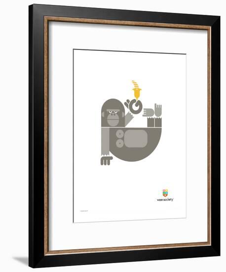 Wee Alphas, Gloria the Gorilla-Wee Society-Framed Giclee Print