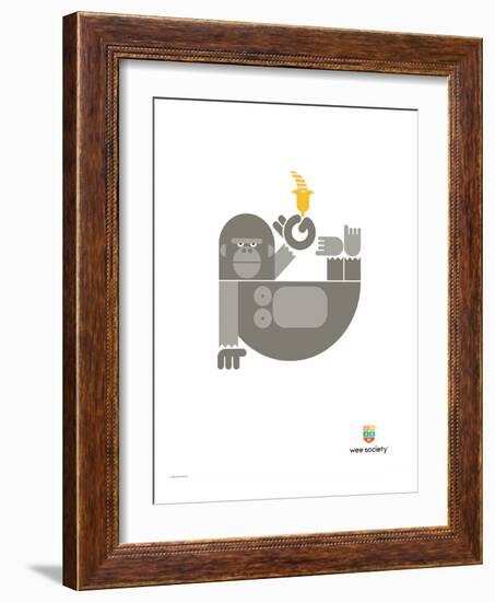 Wee Alphas, Gloria the Gorilla-Wee Society-Framed Giclee Print