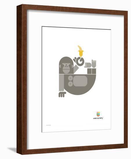 Wee Alphas, Gloria the Gorilla-Wee Society-Framed Giclee Print