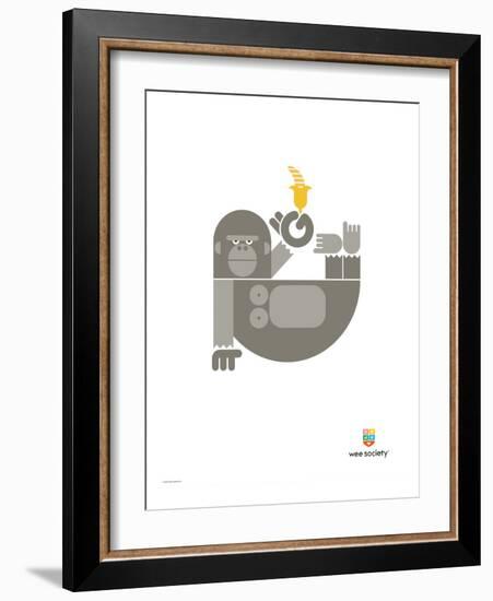 Wee Alphas, Gloria the Gorilla-Wee Society-Framed Giclee Print