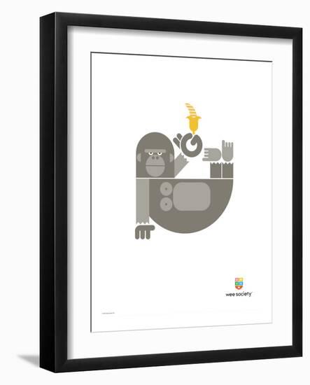 Wee Alphas, Gloria the Gorilla-Wee Society-Framed Giclee Print