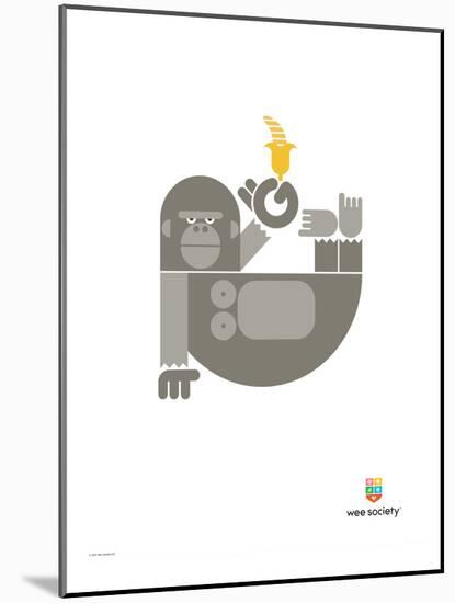 Wee Alphas, Gloria the Gorilla-Wee Society-Mounted Giclee Print