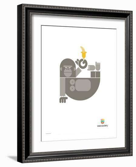 Wee Alphas, Gloria the Gorilla-Wee Society-Framed Giclee Print