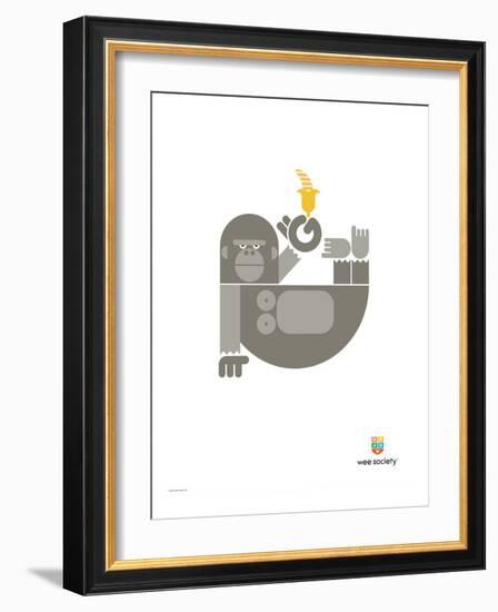 Wee Alphas, Gloria the Gorilla-Wee Society-Framed Giclee Print