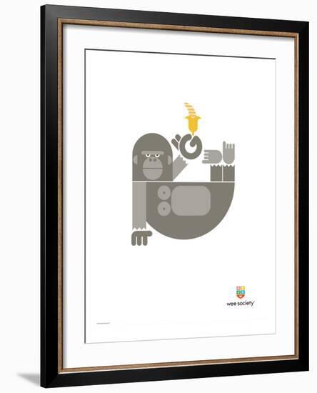 Wee Alphas, Gloria the Gorilla-Wee Society-Framed Giclee Print