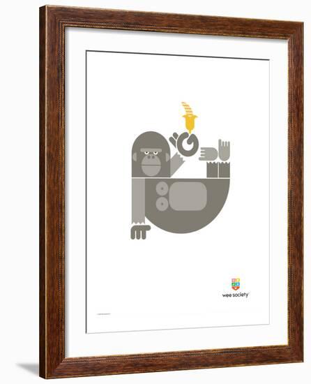 Wee Alphas, Gloria the Gorilla-Wee Society-Framed Giclee Print