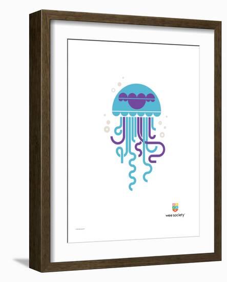 Wee Alphas, José the Jellyfish-Wee Society-Framed Giclee Print