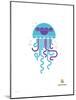 Wee Alphas, José the Jellyfish-Wee Society-Mounted Giclee Print