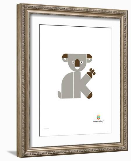 Wee Alphas, Kate the Koala-Wee Society-Framed Giclee Print